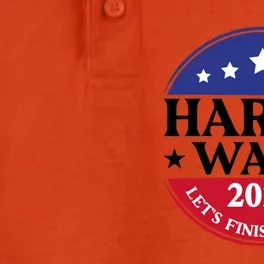 Harris Walz 24 Kamala Harris Madam President 2024 Election Gift Dry Zone Grid Performance Polo