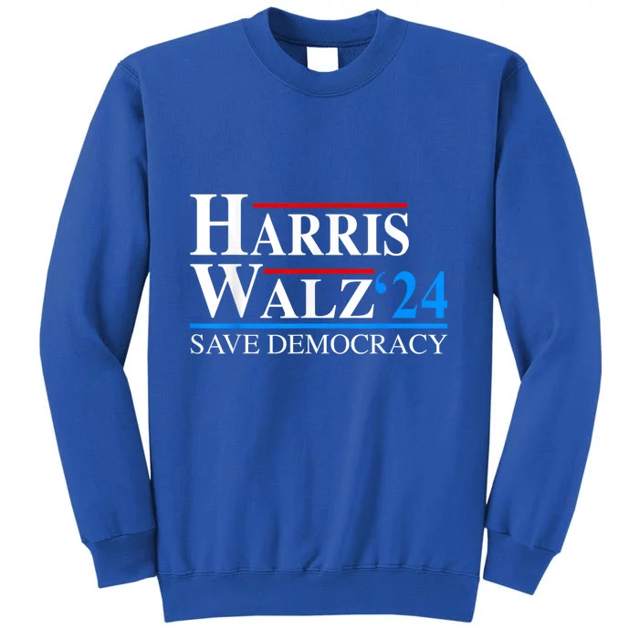 Harris Waltz 2024 Vice President Kamala Harris Tim Walz 2024 Tall Sweatshirt