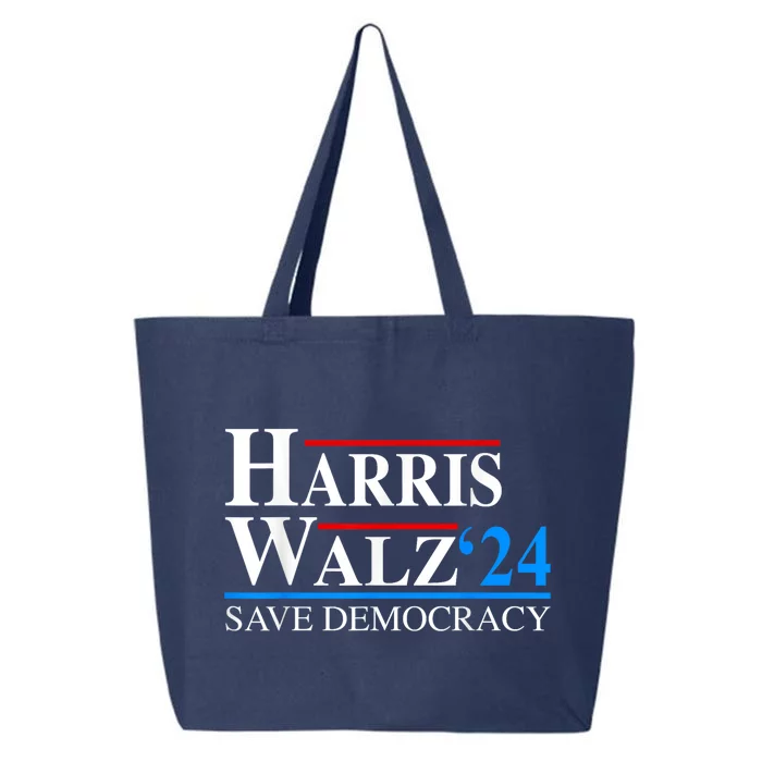 Harris Waltz 2024 Vice President Kamala Harris Tim Walz 2024 25L Jumbo Tote