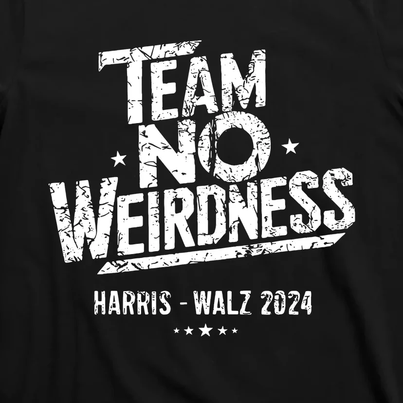 Harris Walz 2024 Team No Weirdness Funny Kamala Tim Waltz T-Shirt