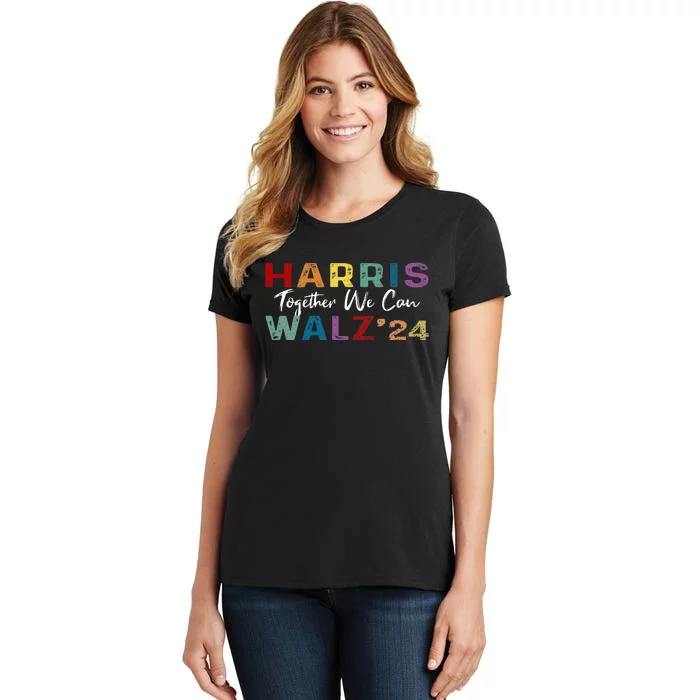 Harris Walz 2024 Election Kamala Harris Tim Waltz 2024 Women's T-Shirt