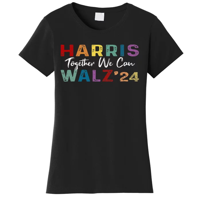 Harris Walz 2024 Election Kamala Harris Tim Waltz 2024 Women's T-Shirt