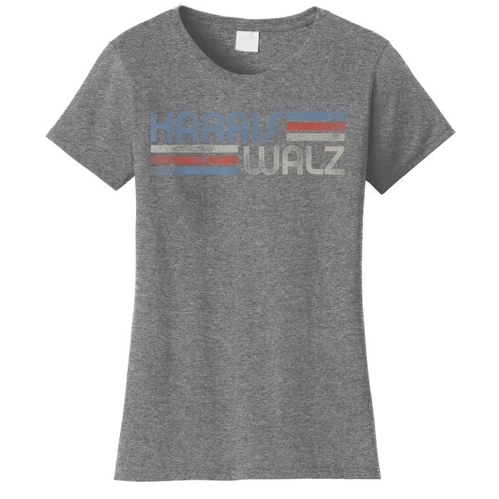 Harris Walz 2024 Retro Faded Stripes Harris Waltz 2024 Women's T-Shirt