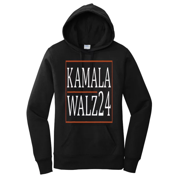 Harris Waltz 2024  Kamala Harris Tim Waltz 2024 Women's Pullover Hoodie