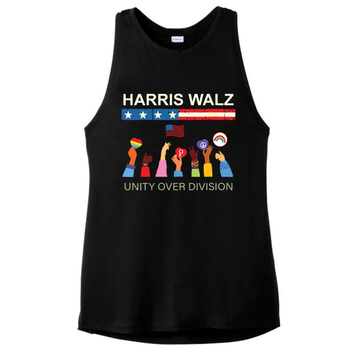 Harris Waltz 2024 Unity Over Division Ladies Tri-Blend Wicking Tank