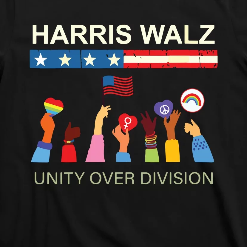 Harris Waltz 2024 Unity Over Division T-Shirt