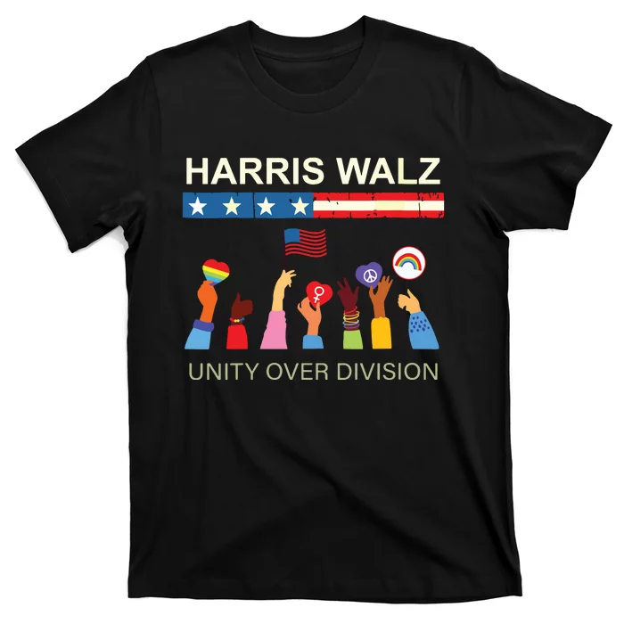 Harris Waltz 2024 Unity Over Division T-Shirt