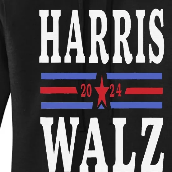 Harris Waltz 2024 Election Kamala Harris Tim Waltz 2024 Women's Pullover Hoodie