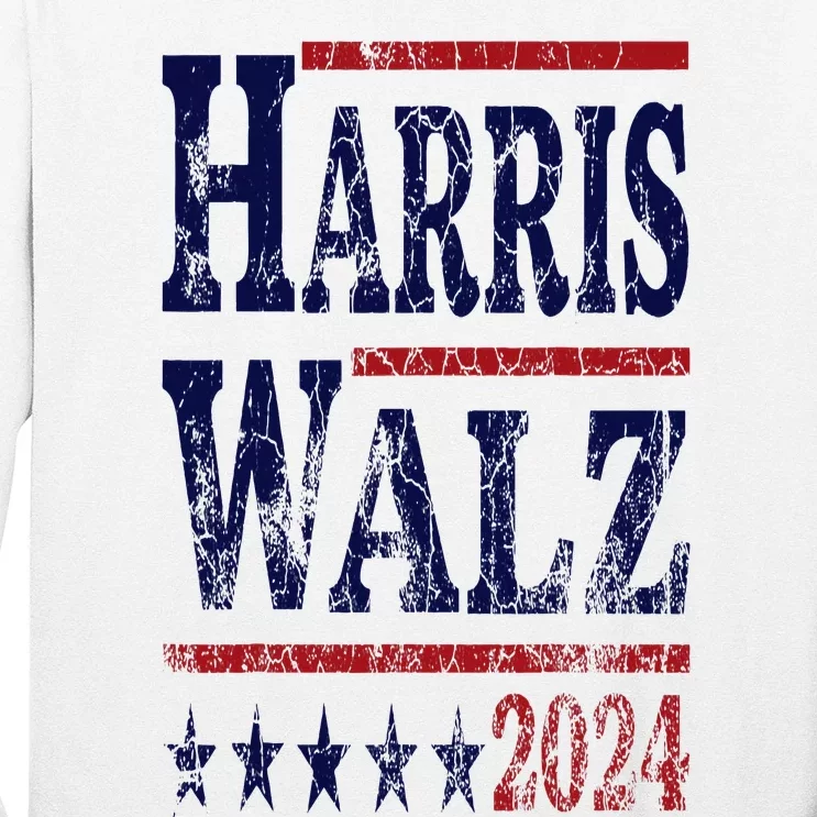 Harris Waltz 2024 Election Kamala Harris Tim Waltz 2024 Long Sleeve Shirt