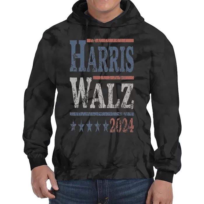 Harris Walz 2024 Election Kamala Harris Tim Waltz 2024 Tie Dye Hoodie