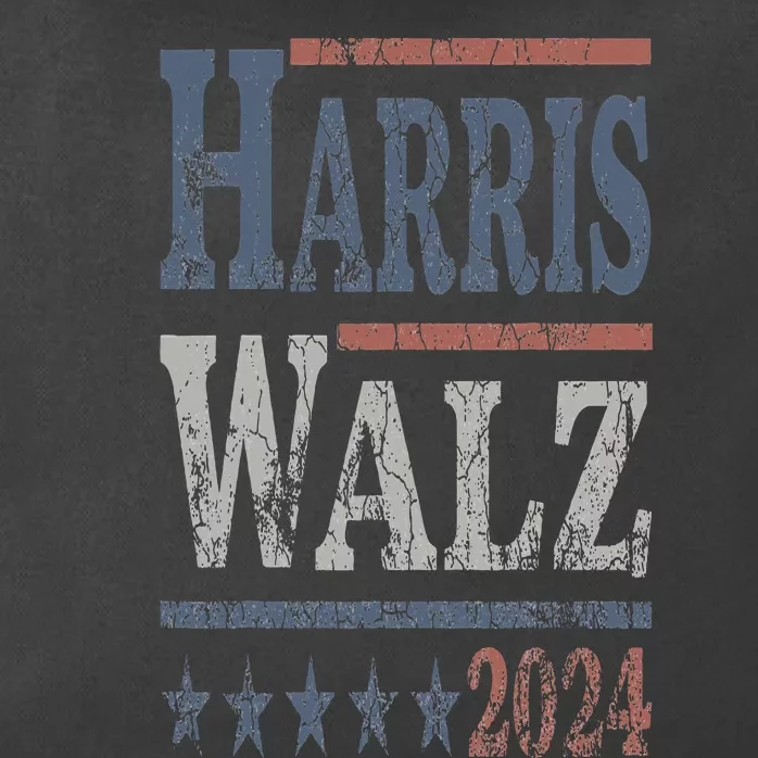 Harris Walz 2024 Election Kamala Harris Tim Waltz 2024 Zip Tote Bag