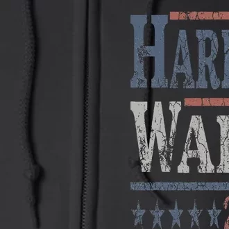 Harris Walz 2024 Election Kamala Harris Tim Waltz 2024 Full Zip Hoodie