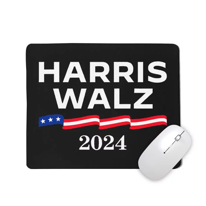 Harris Walz 2024 Election Kamala Harris Tim Walz Waltz Mousepad