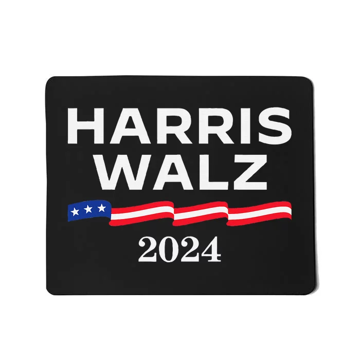 Harris Walz 2024 Election Kamala Harris Tim Walz Waltz Mousepad