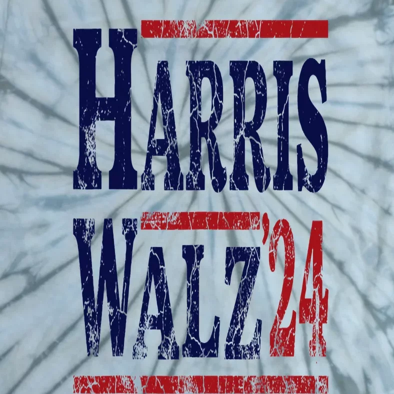 Harris Walz 2024 Election Kamala Harris Tim Waltz 2024 Tie-Dye T-Shirt