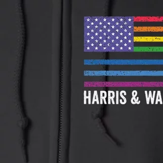 Harris Waltz 2024 Election Kamala Harris Tim Waltz 2024 Full Zip Hoodie