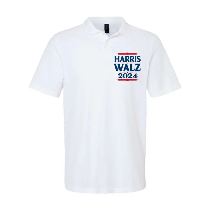 Harris Walz 2024 Election Kamala Harris Tim Walz Waltz Softstyle Adult Sport Polo