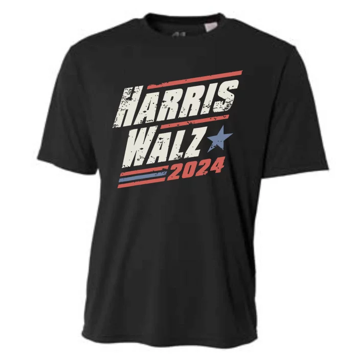 Harris Walz 2024 Vintage Style Cooling Performance Crew T-Shirt