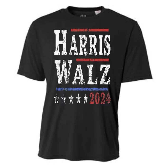 Harris Walz 2024 Election Kamala Harris Tim Waltz 2024 Cooling Performance Crew T-Shirt