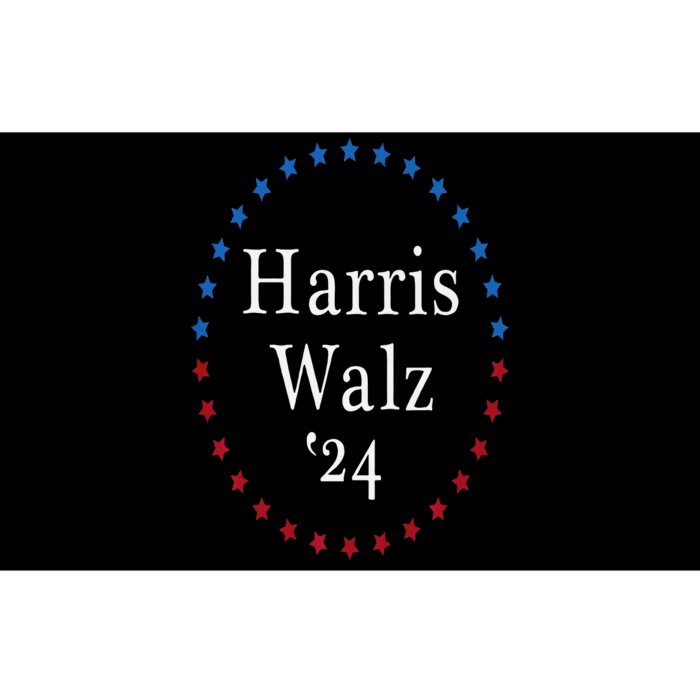 Harris Walz 2024 For President Patriotic Kamala Waltz 2024 Bumper Sticker