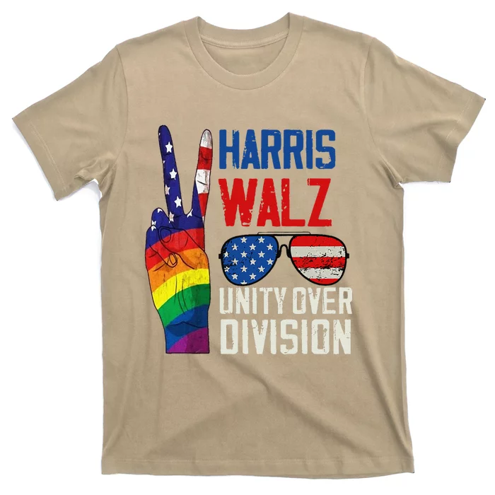 Harris Walz 2024 Unity Over Division Harris Walz 2024 T-Shirt