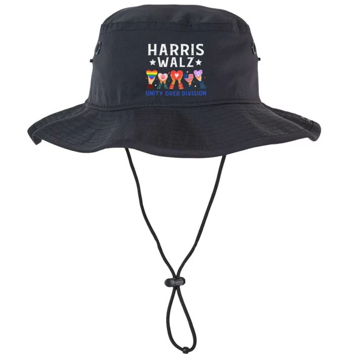 Harris Walz 2024 Unity Over Division Harris Walz 2024 Legacy Cool Fit Booney Bucket Hat