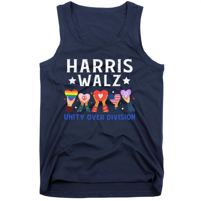 Harris Walz 2024 Unity Over Division Harris Walz 2024 Tank Top