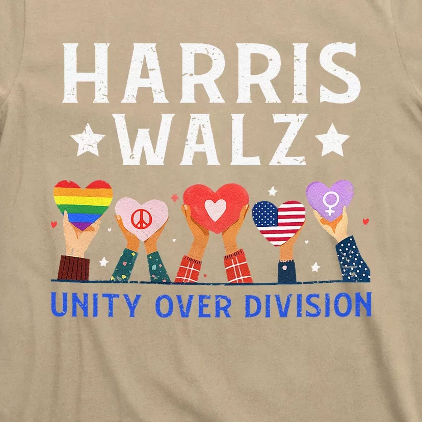 Harris Walz 2024 Unity Over Division Harris Walz 2024 T-Shirt