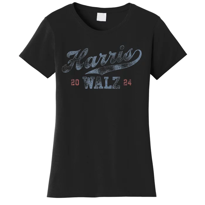 Harris Waltz 2024 Baseball Script Women Harris Waltz 2024 Women's T-Shirt