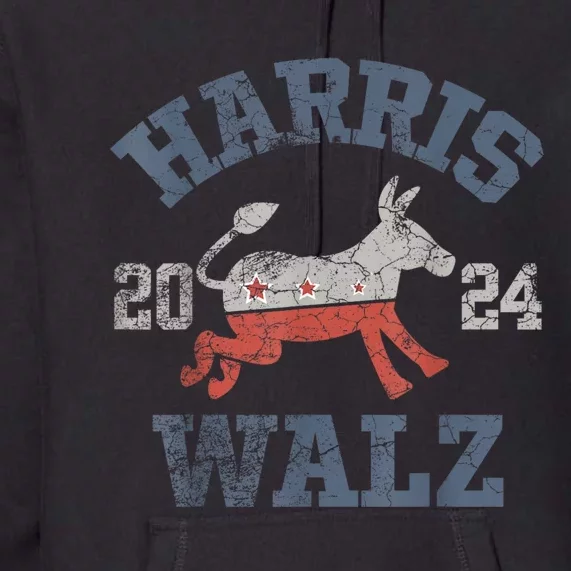 Harris Waltz 2024 Election Kamala Harris Tim Waltz 2024 Premium Hoodie