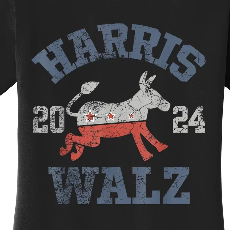 Harris Waltz 2024 Election Kamala Harris Tim Waltz 2024 Women's T-Shirt