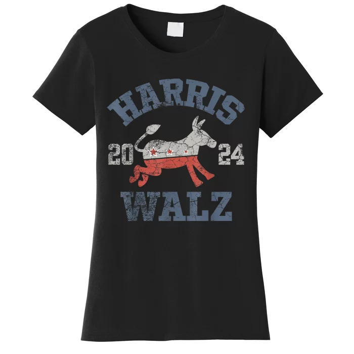 Harris Waltz 2024 Election Kamala Harris Tim Waltz 2024 Women's T-Shirt