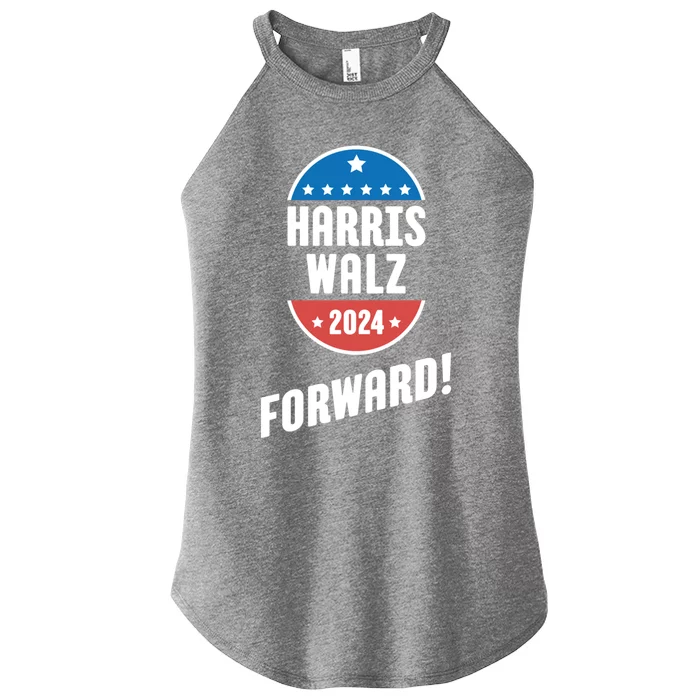 Harris Walz 2024 Forward! Gift Women’s Perfect Tri Rocker Tank