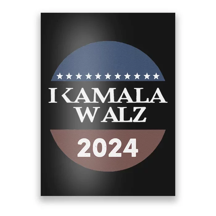 Harris Walz 2024 Election Kamala Harris Tim Waltz 2024 Poster