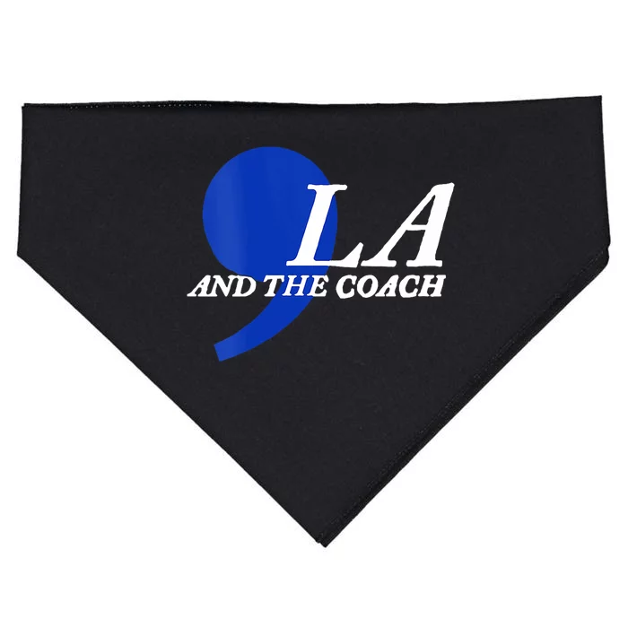 Harris Walz 2024 Comma La And The Coach USA-Made Doggie Bandana