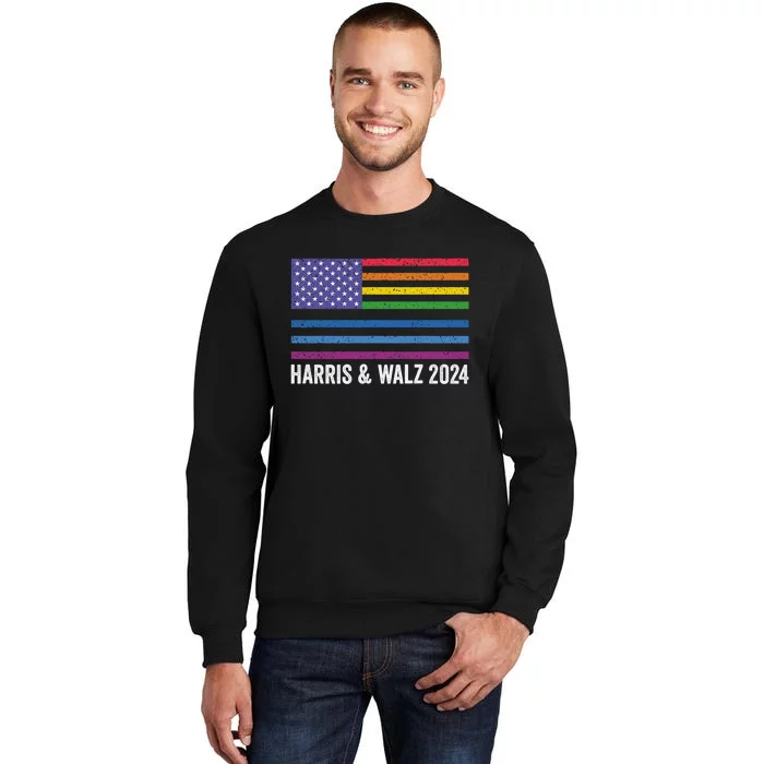 Harris Waltz 2024 Election Kamala Harris Tim Waltz 2024 Tall Sweatshirt