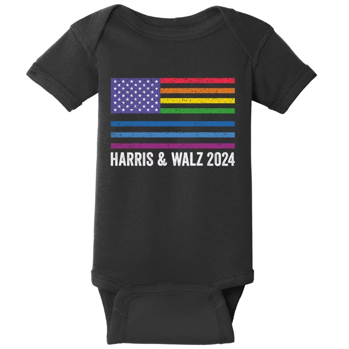 Harris Waltz 2024 Election Kamala Harris Tim Waltz 2024 Baby Bodysuit