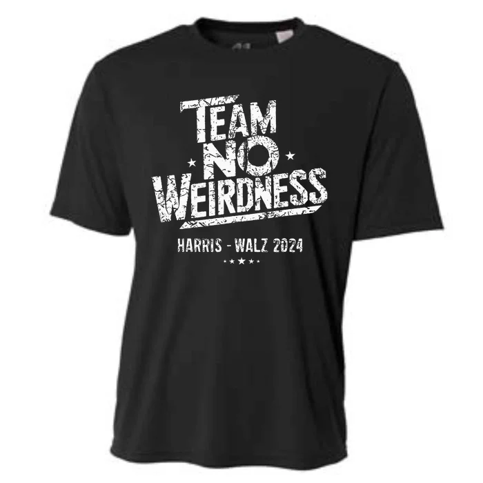 Harris Walz 2024 Team No Weirdness Funny Kamala Tim Waltz Cooling Performance Crew T-Shirt