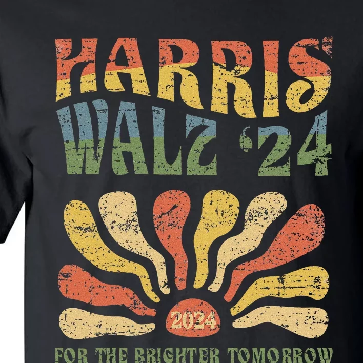 Harris Walz 2024 For President Patriotic Kamala Waltz 2024 Tall T-Shirt