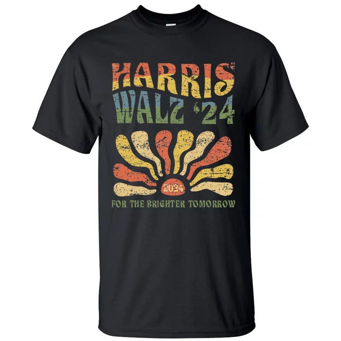 Harris Walz 2024 For President Patriotic Kamala Waltz 2024 Tall T-Shirt