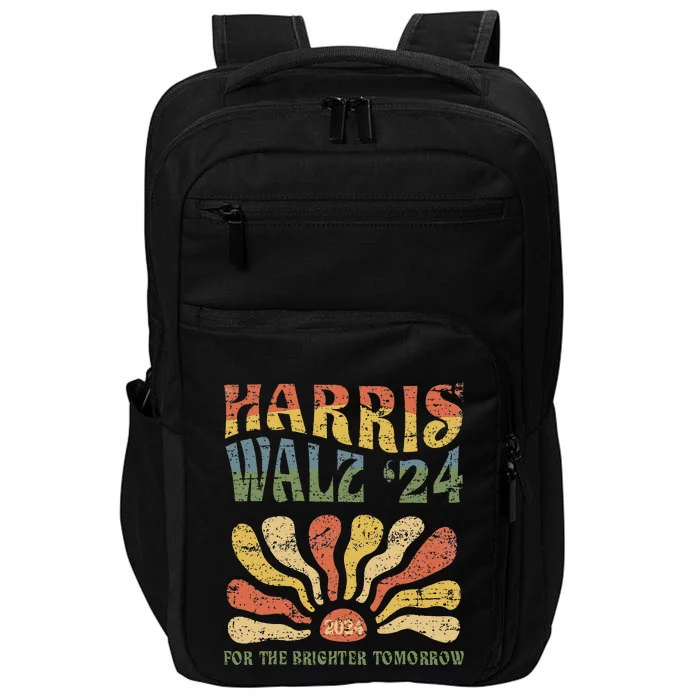 Harris Walz 2024 For President Patriotic Kamala Waltz 2024 Impact Tech Backpack