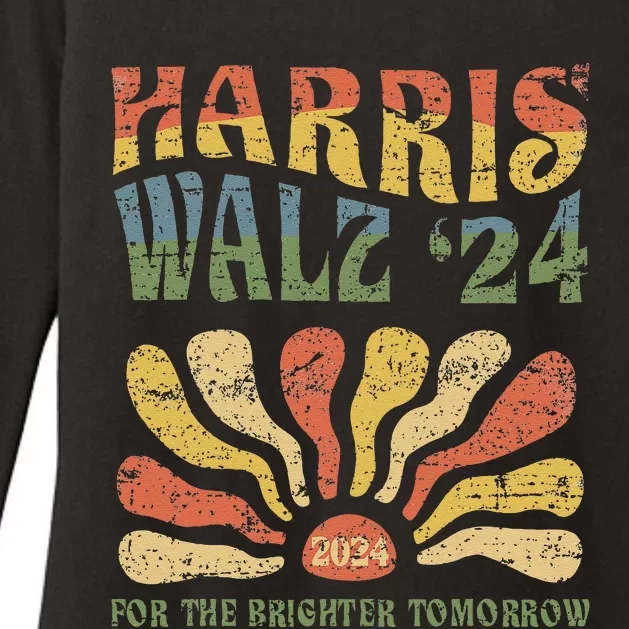 Harris Walz 2024 For President Patriotic Kamala Waltz 2024 Womens CVC Long Sleeve Shirt