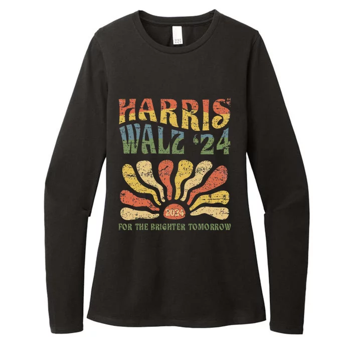 Harris Walz 2024 For President Patriotic Kamala Waltz 2024 Womens CVC Long Sleeve Shirt