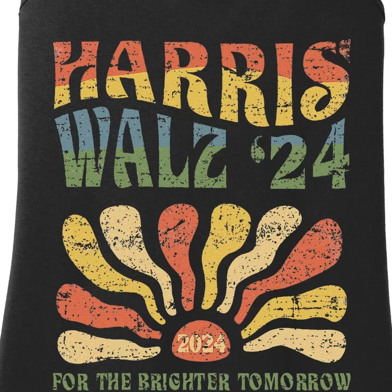 Harris Walz 2024 For President Patriotic Kamala Waltz 2024 Ladies Essential Tank