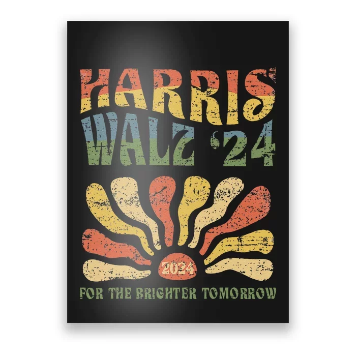 Harris Walz 2024 For President Patriotic Kamala Waltz 2024 Poster