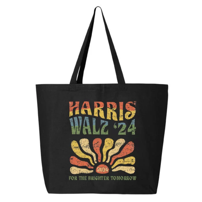 Harris Walz 2024 For President Patriotic Kamala Waltz 2024 25L Jumbo Tote