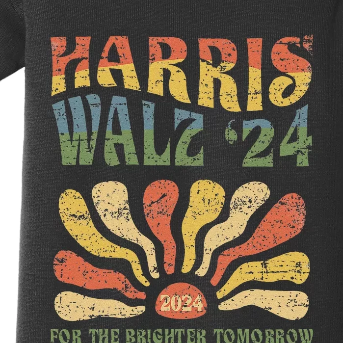 Harris Walz 2024 For President Patriotic Kamala Waltz 2024 Baby Bodysuit