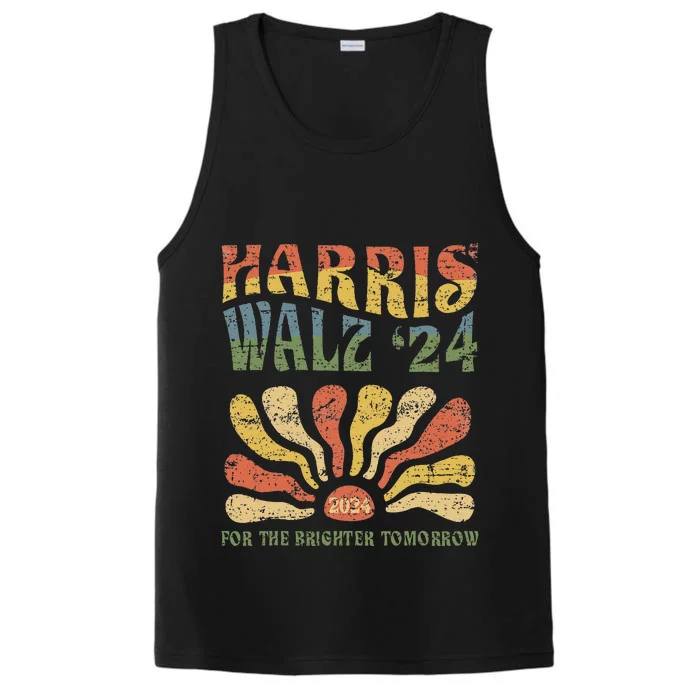 Harris Walz 2024 For President Patriotic Kamala Waltz 2024 Performance Tank