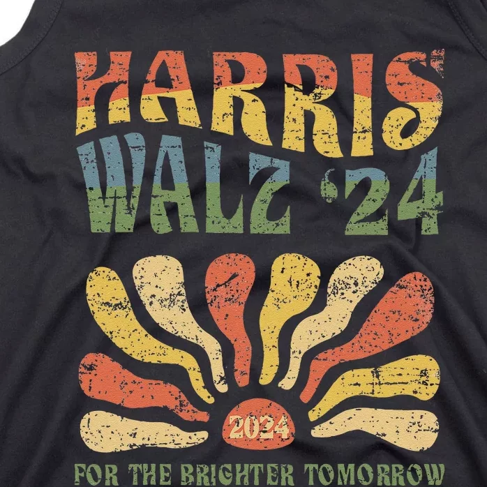 Harris Walz 2024 For President Patriotic Kamala Waltz 2024 Tank Top