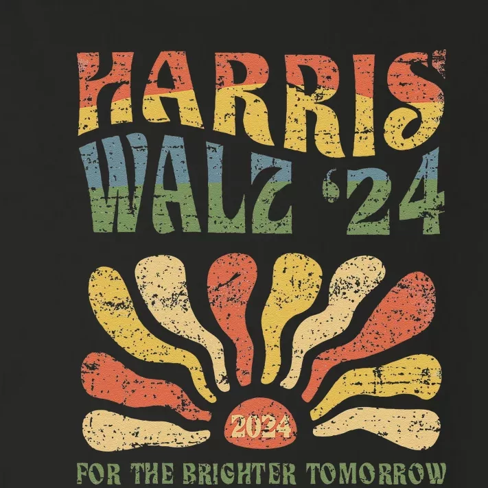 Harris Walz 2024 For President Patriotic Kamala Waltz 2024 Toddler Long Sleeve Shirt